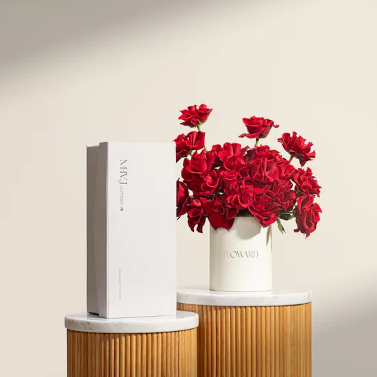 Maison M M.IV.J Black Portable Diffuser | Shimmering Flowers