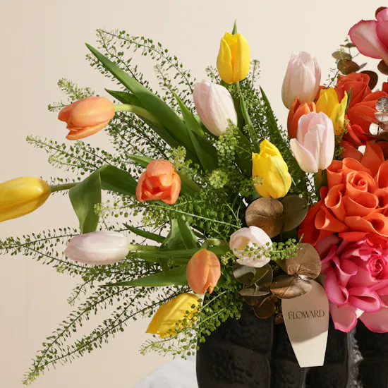 Vibrant Celebration Flower Vase
