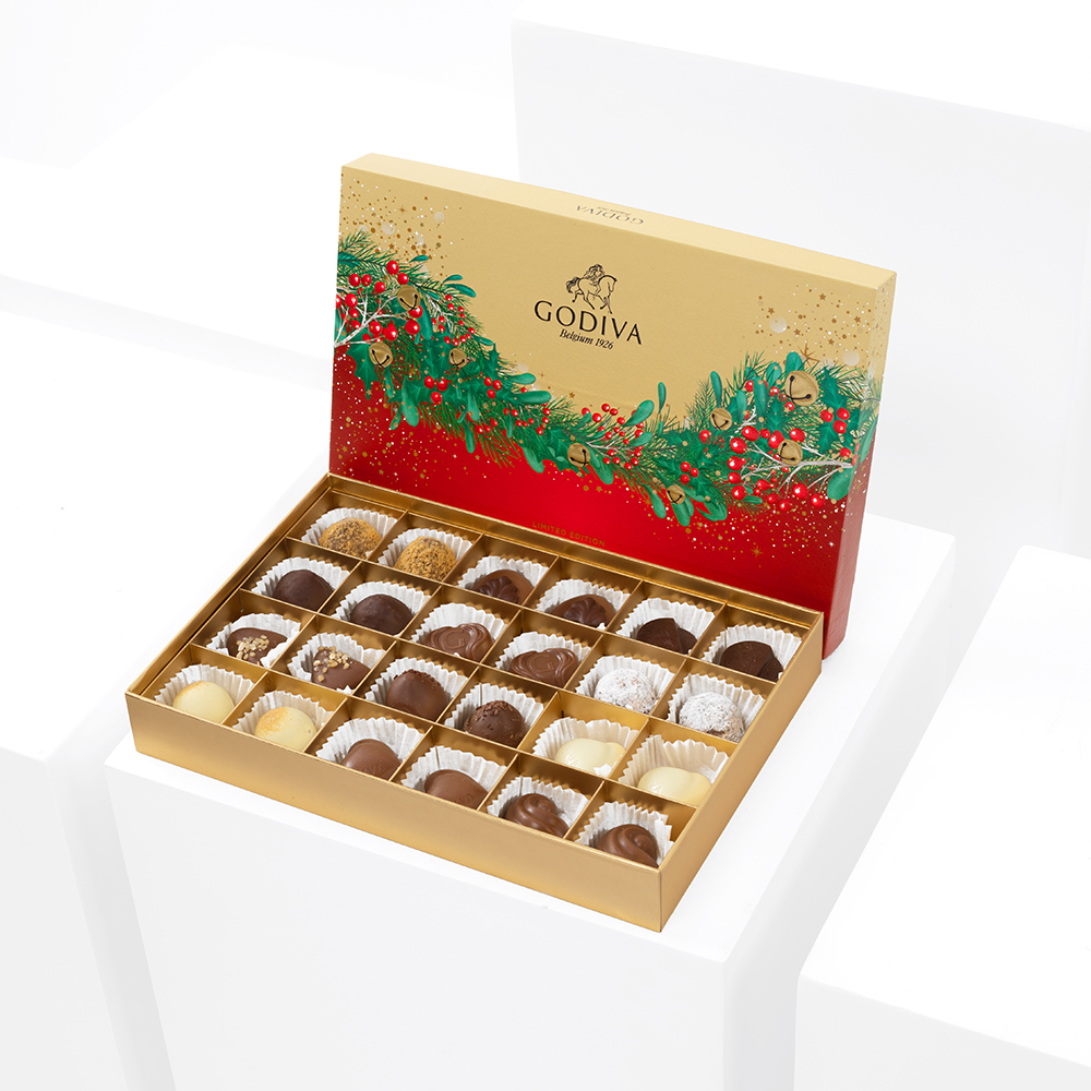 Godiva Holiday Truffles Chocolate Box 