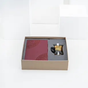 Dimlaj Shafa Glass & Notebook Set