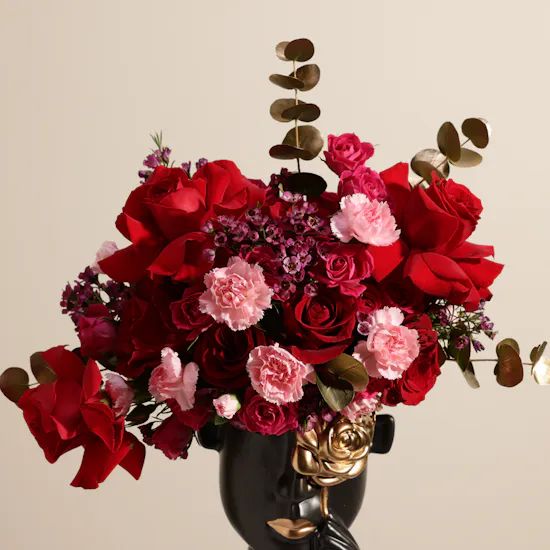 Midnight Whisper Flower Vase