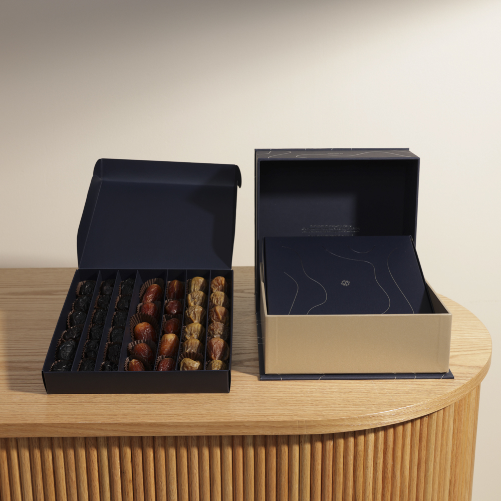 صندوق تمور فاخرة سيجنتشر كبير من نوا