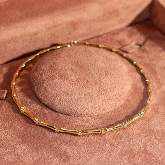 Siran by Iram Diamond Bambo Style Single Bangle