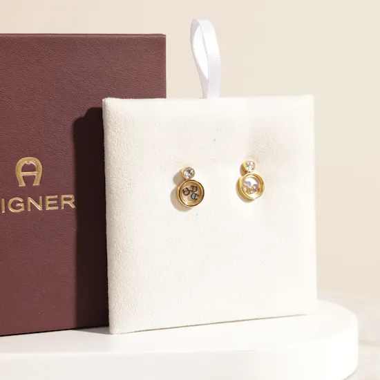 Aigner Fina Gold Plated Women's Earrings