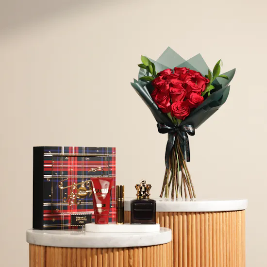 Jean Paul Gaultier Scandal Pour Homme Set | Scarlet Charm Roses