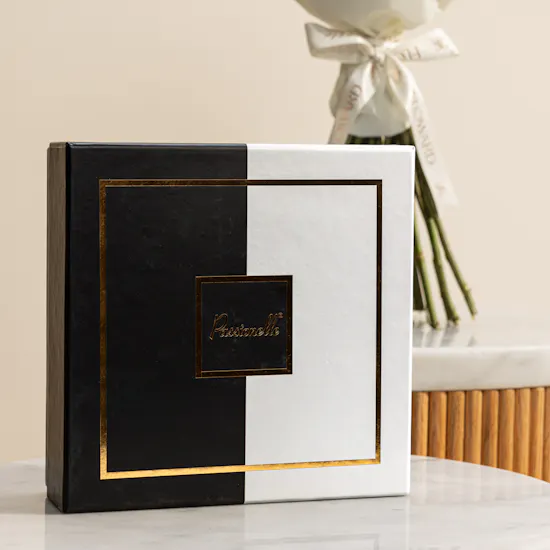 Passionelle Deluxe Chocolate Box | Roses and Graduation Balloons