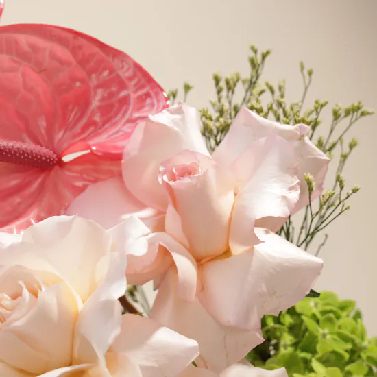 Delicate Flowers Vase