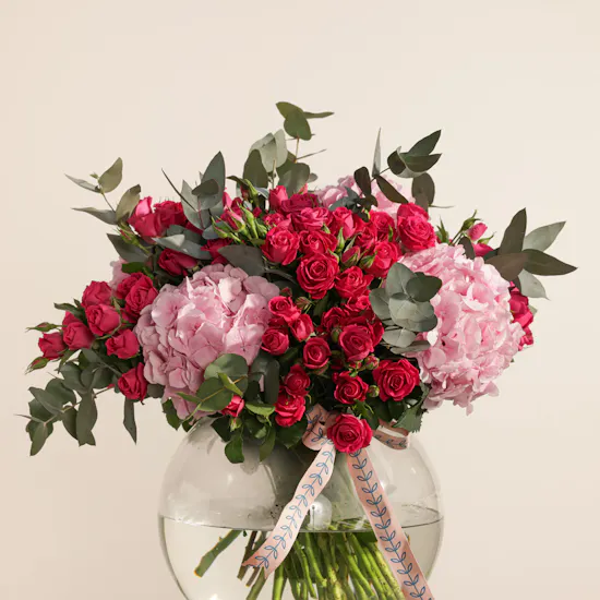 Forever Fuchsia Flower Vase