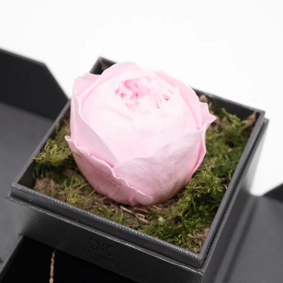 Nava Jewelry Gold Flower Necklace | Preserved Peony 4