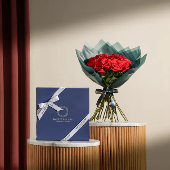 Sweetzerland Chocolate Box | Gentle Expression Flowers