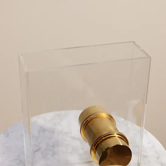 Floward Golden Touches Acrylic Vase