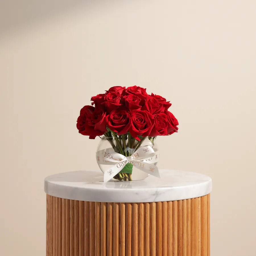 Blissful Red Roses Vase | 25 Roses 6