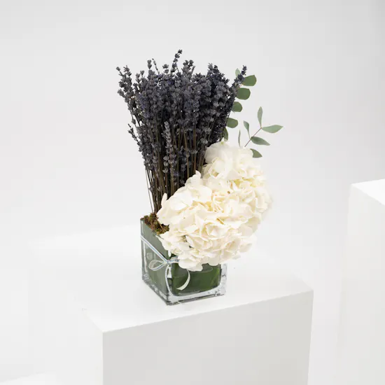 Beauty Lavender | Glass Vase