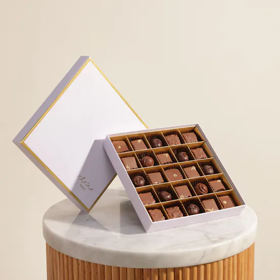 Bateel Pastel Lavender Chocolate Box