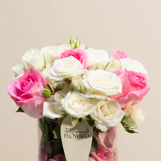 Blush of Dawn Flowers Vase