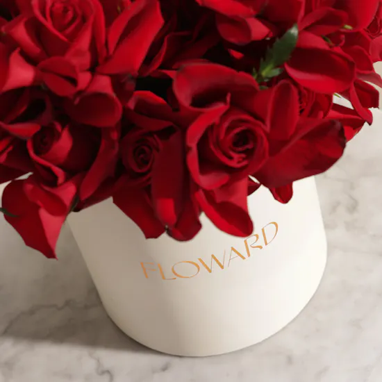 Le Chocolatier Dubai Love Message "Life With You" Chocolate Hard Box | Romantic Flowers