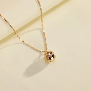 Fendi Sphera Gold Color Women's Necklace Fendi Sphera Gold Color Women's Necklace