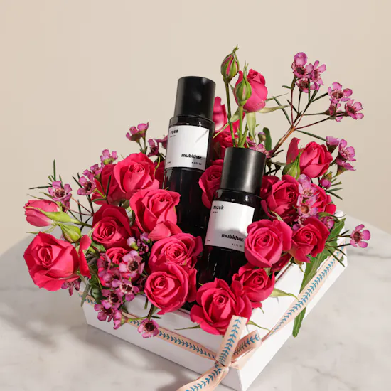 Mubkhar Duo Hair Mist | Fuchsia Baby Rose