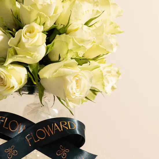 Pure Elegance Rose Vase