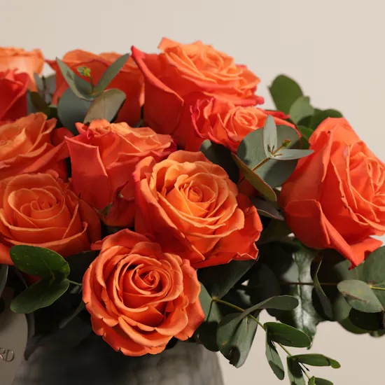 Golden Moments Flower Vase