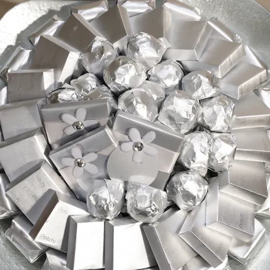 Patchi Silver Chocolate Tray