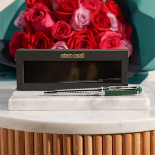 Roberto Cavalli Writing Pen | Charming Roses Bouquet Roberto Cavalli Writing Pen | Charming Roses Bouquet