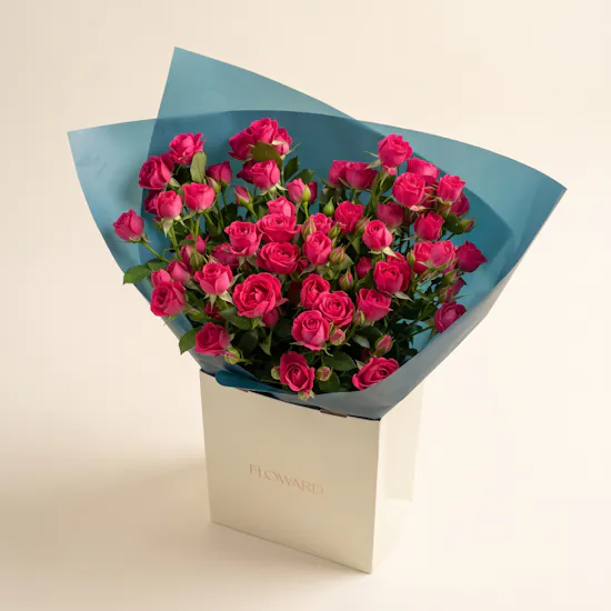 Fuchsia Flirt Flower Bouquet