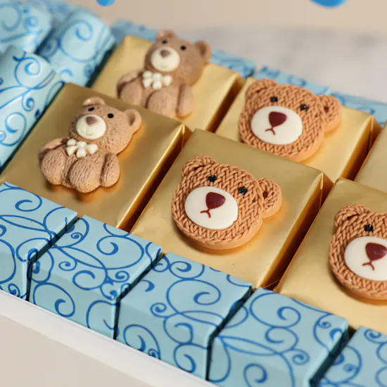 Floward Welcoming Baby Boy Chocolate Tray