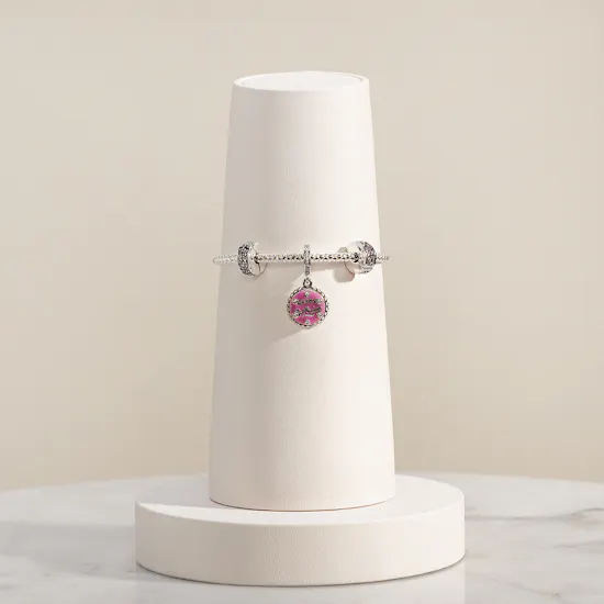 Pandora Moments Pink Birthday Cake Bracelet Set