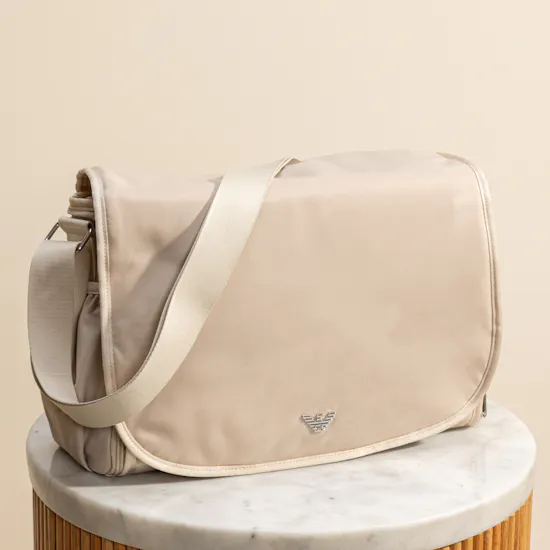 Emporio Armani with Eagle Plate Mummy Bag Set