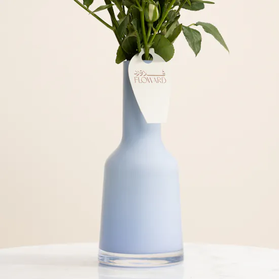 Sunset Serenade Baby Roses Vase