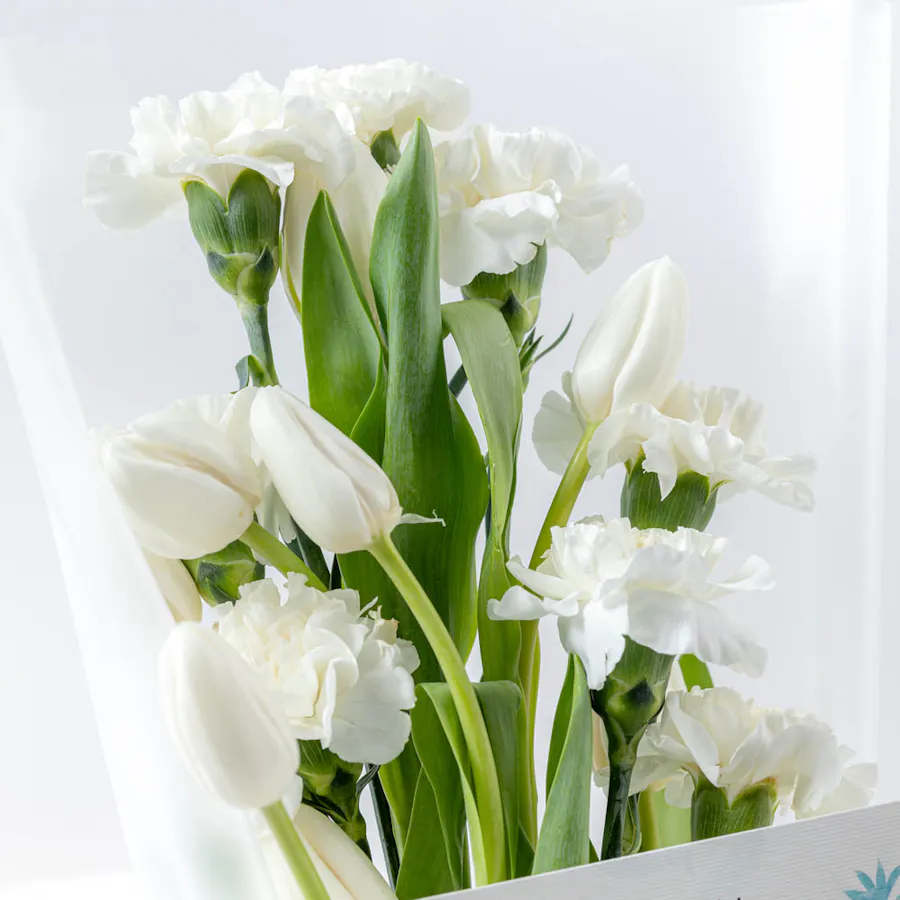 Sparadise Foot or Back Massage for Ladies Gift Voucher | White Blooms 3