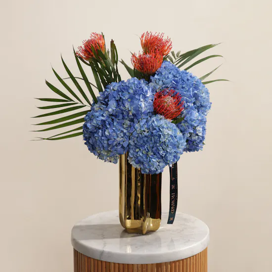 Spark Golden Flower Vase