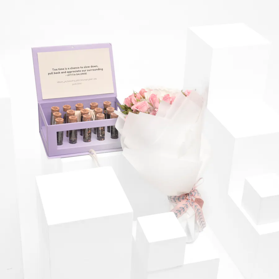Feelgood Tea Varieties with Bouquet 5