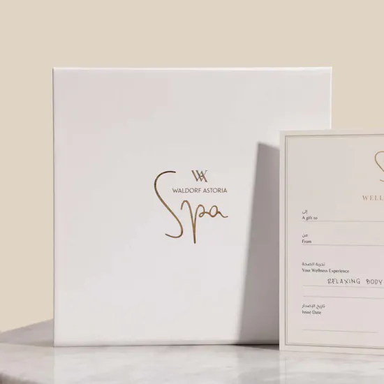 Waldorf Astoria Spa Relaxing Body Massage Gift Voucher