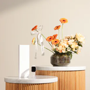 Apple Watch Series 11 Rose Gold Aluminum | Soft Bloming Flower