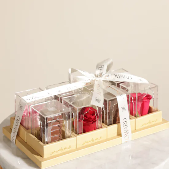 Floward Delicate Chocolate and Flowers Favors