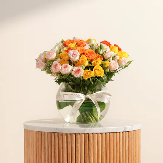 Serenity Roses Vase