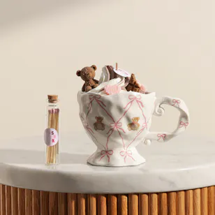 Done By SHK Teddy Bear Ice Cream Candle