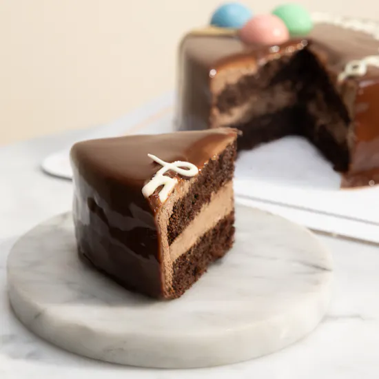 Fleur Happy Birthday Fudge Chocolate Cake