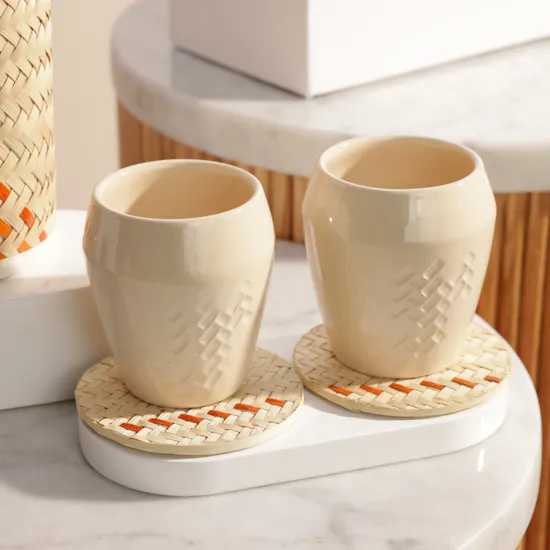 Saudi Artisanal Company Palm Cup Set