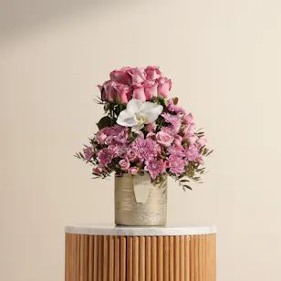 Festive Lights Flower Vase