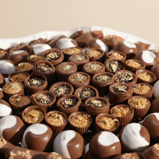 Floward Floral Chocolate Ceramic Tray