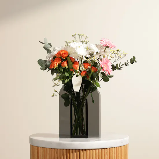 Blush Glam Flower Vase