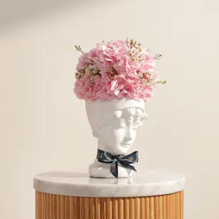 Whispering Blush Muse Flower Vase