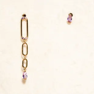 Miss L' Stud and Drop Earrings