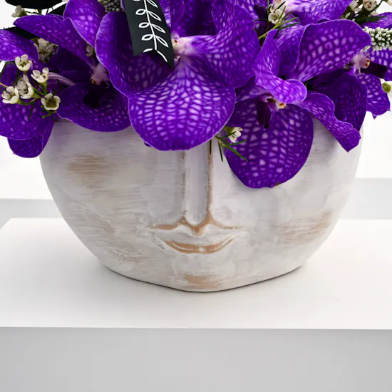 purple Graduation vase Arabic topper