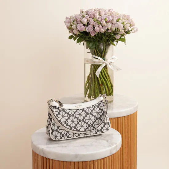 Kate Spade Women's Elegant Bag | Dreamy Elegance Flowers Vase