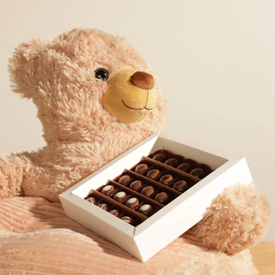 Ghazl Chocolatier Kunafa Chocolate Box | Bear Kids Chair