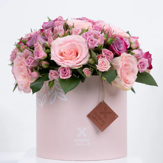 Sweet Sentiments | Floral Purple & Pink Box